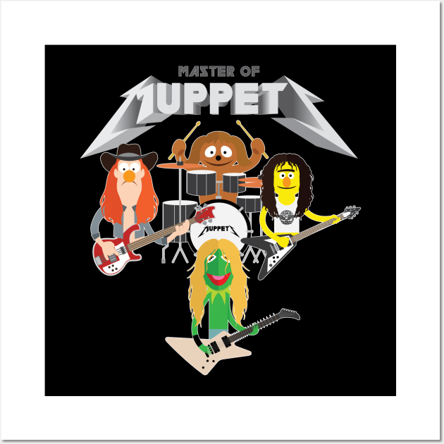 Master of Muppets 2 - Muppets as Metallica Band Wall Art by Baby Rockstar